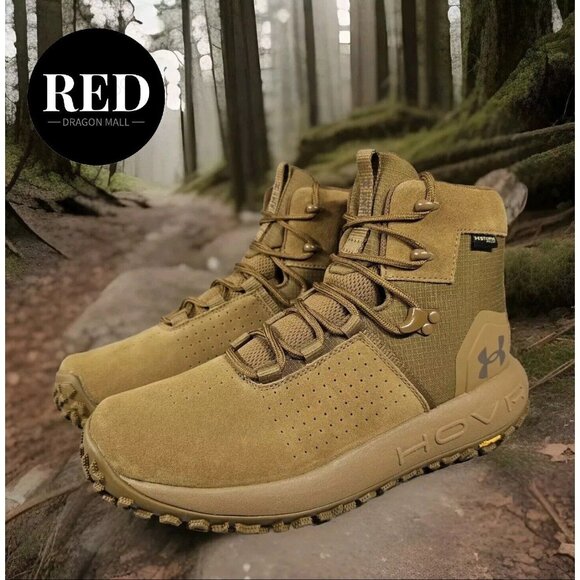 Under Armour HOVR Infil Waterproof Rough Out Tactical Boots - Men's Size 8